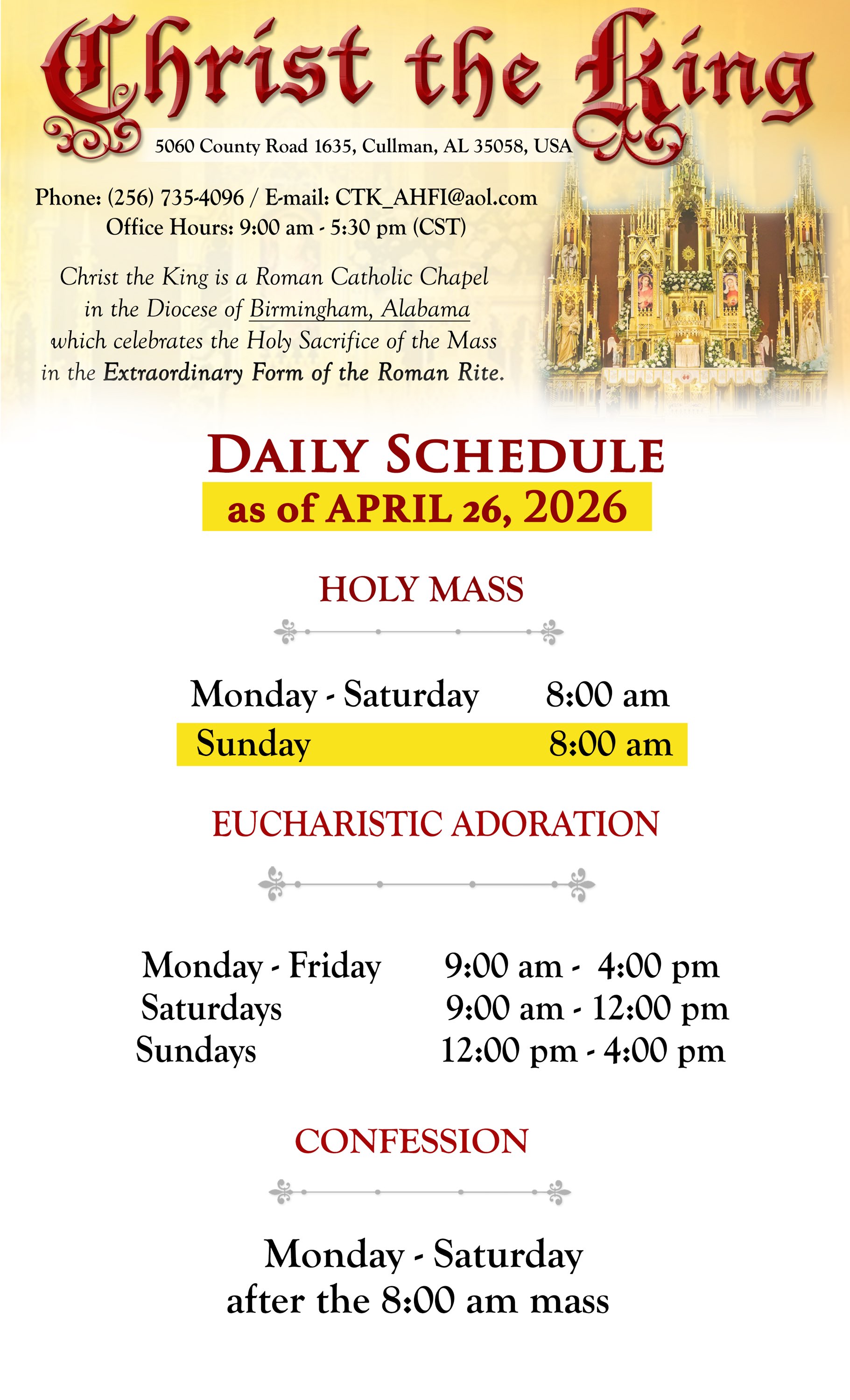 CTK Monastery Information